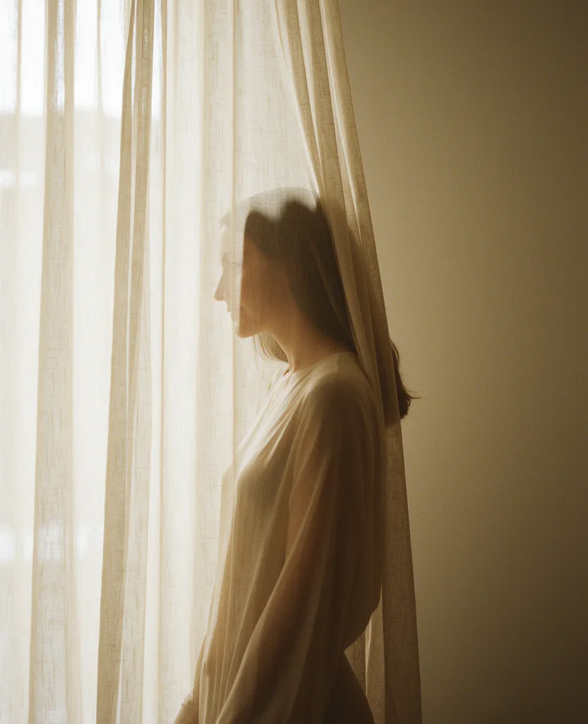 Nº 074 — Vera, linen and shadow · Kingofoto, Frederiksberg